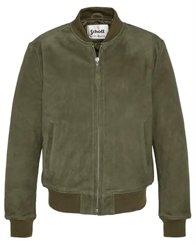 Schott NYC Herren LC3017 Lederjacke, Khaki, Medium Schott NYC Herren LC3017 Lederjacke, Khaki, Medium von Schott NYC
