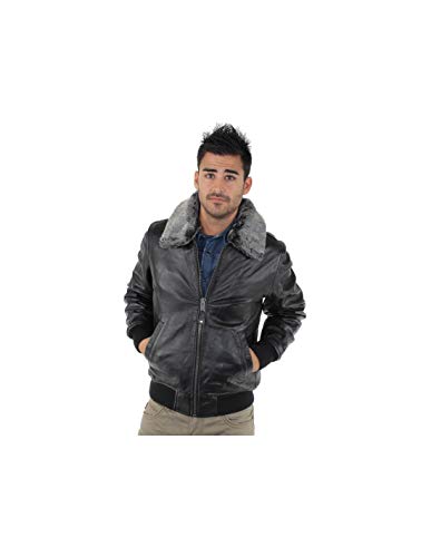 Schott NYC Herren Lc930d Jacke, Schwarz (Black 90), XXL von Schott NYC