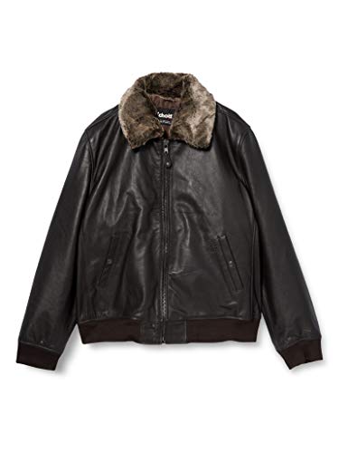 Schott NYC Herren Lc930dgt Lederjacke, Dunkelbraun, 5X-Large von Schott NYC