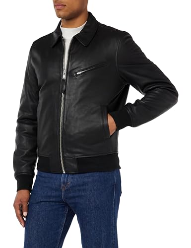 Schott NYC Herren Lcmayfair Lederjacke, Schwarz, M von Schott NYC