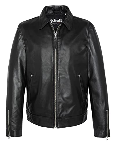 Schott NYC Herren Lctampa Blousson, Schwarz, M von Schott NYC