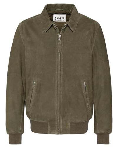 Schott NYC Herren Lcyaless Jacke, grün, XL von Schott NYC