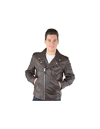 Schott NYC Herren Lederjacke Gr. X-Large, braun von Schott NYC