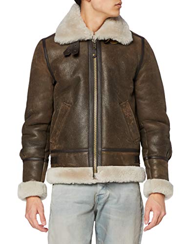 Schott NYC Herren Lederjacke LC1259, Braun (Brown), XXL / 60/62 von Schott NYC