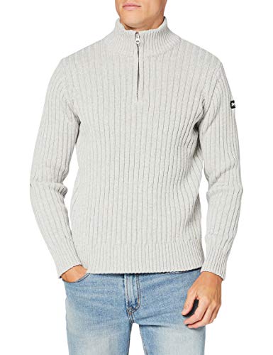 Schott NYC Herren PLECORAGE2 Pullover, HEA L.Grey, 2XL von Schott NYC