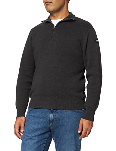 Schott NYC Herren PLKERN3 Pullover, Heather Anthrazit, X-Large von Schott NYC