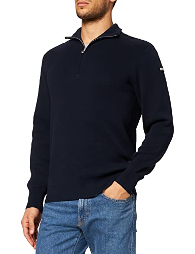 Schott NYC Herren PLKERN3 Pullover, Marineblau, Medium von Schott NYC