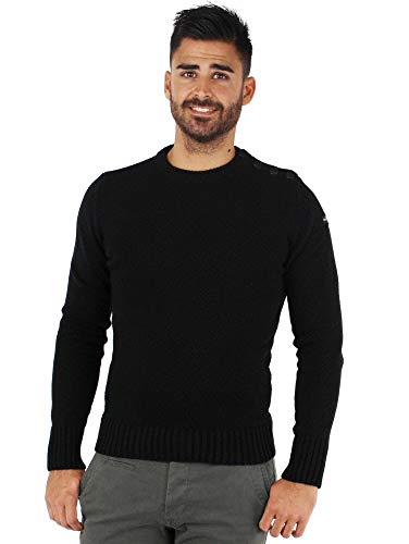 Schott NYC Herren PLOUTRIDER1 Pullover, Schwarz (Black Black), (Herstellergröße: Taglia Produttore M) von Schott NYC