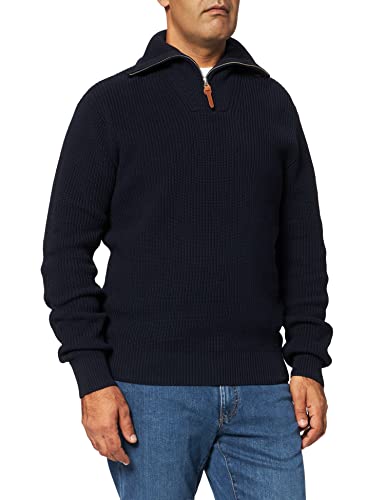 Schott NYC Herren Pltommy1 Pullover, Marineblau, Medium von Schott NYC