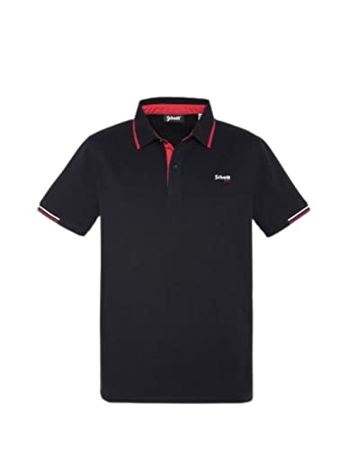 Schott NYC Herren PSDEVON Polohemd, Schwarz, XXL von Schott NYC