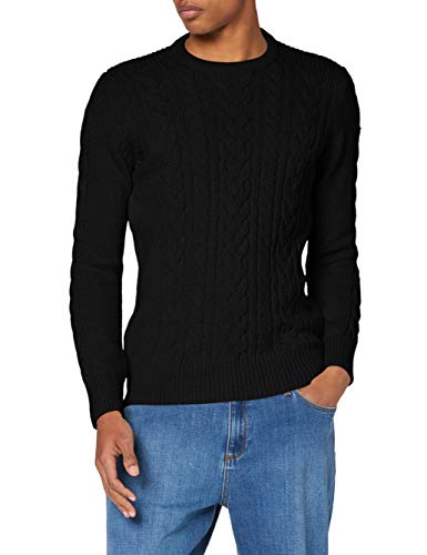 Schott NYC Herren Plbruce1 Pullover, Black, Large von Schott NYC