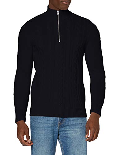 Schott NYC Herren Plbruce2 Pullover, Navy, Medium von Schott NYC