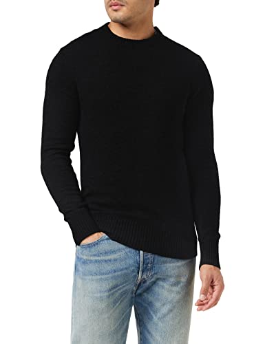 Schott NYC Herren Pllance1 Pullover, Black, Large von Schott NYC