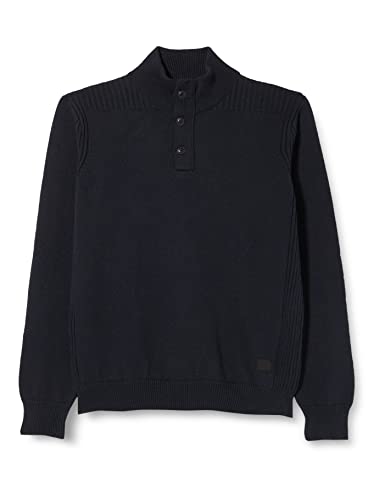 Schott NYC Herren Plmilford9 Pullover, Blau (Navy), (Herstellergröße: Medium) von Schott NYC