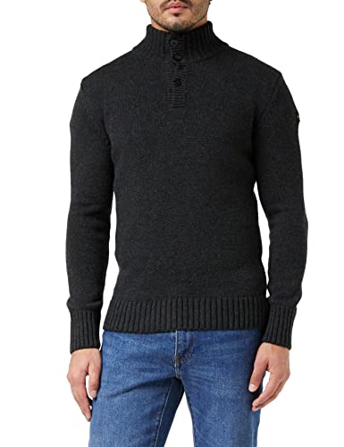 Schott Nyc Herren Ploutrider4 Pullover, Anthrazit, XL von Schott Nyc