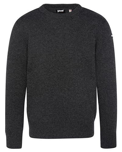 Schott NYC Herren Plrelife1rs Pullover, Carbon, XXL von Schott NYC