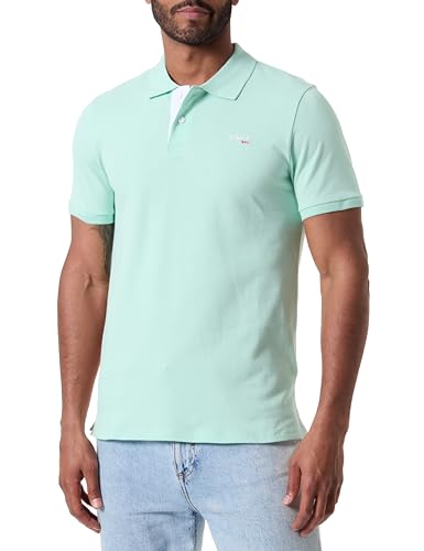 Schott NYC Herren Psmilton Polo, Pastellgrün/Weiß, M von Schott NYC