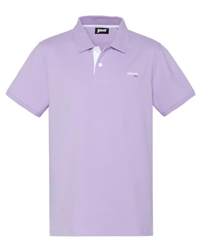Schott NYC Herren Psmilton Poloshirt, violett, XL von Schott NYC