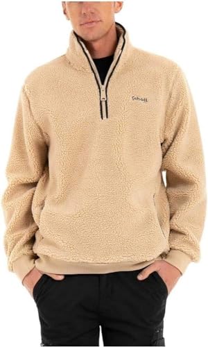 Schott NYC Herren Swandric 1 Sweatshirt, beige, L von Schott NYC