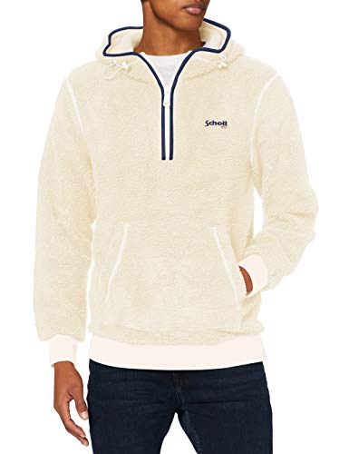 Schott NYC Herren Swandric1 Kapuzenpulli, Cremefarben, Medium von Schott NYC