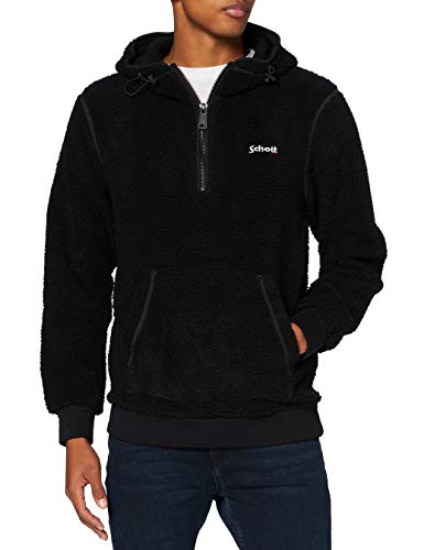 Schott NYC Herren Swandric1 Kapuzenpulli, Schwarz, Medium von Schott NYC