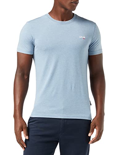 Schott NYC Herren TSSTRIKER1 T-Shirt, azurblau, M von Schott NYC