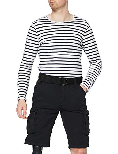 Schott NYC Herren Trranger30 Badeshorts, Schwarz (Black Black), 34 /L30 (Herstellergröße: 33) von Schott NYC