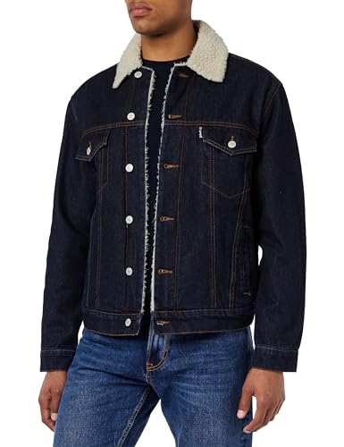 Schott NYC Herren Trucksherpa Jacke, Roh, M von Schott NYC