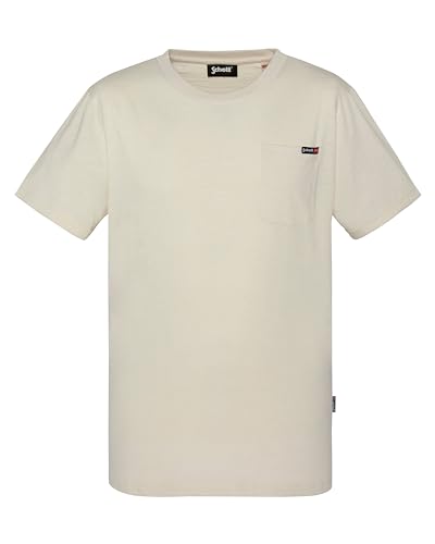 Schott NYC Herren Tskea1 T-Shirt, Weiß (Off-White), XXL von Schott NYC