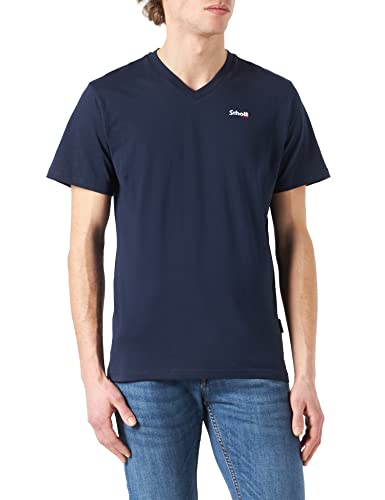 Schott NYC Herren Tslogocasuav T-Shirt, Navy, M von Schott NYC