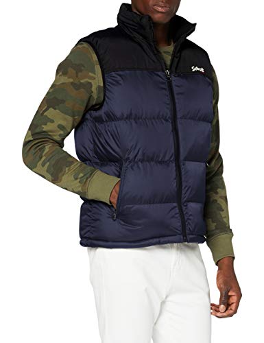 Schott NYC Herren UTAHV Jacke, Marine, M von Schott NYC