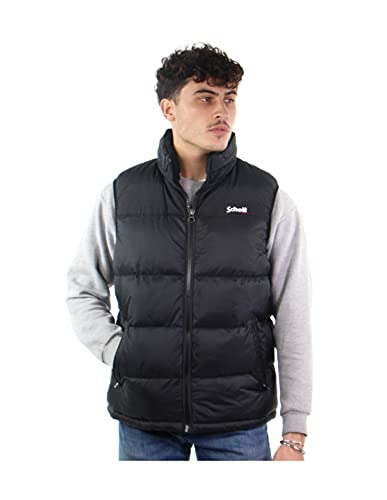 Schott NYC Herren UTAHV Jacke, Schwarz, S von Schott NYC