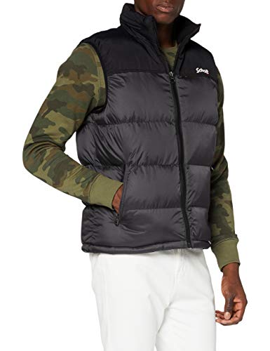 Schott NYC Herren UTAHV Jacke, Anthrazit, L von Schott NYC