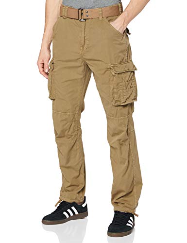 Schott NYC Homme Pantalon Army Pants, Beige, 28W EU von Schott NYC