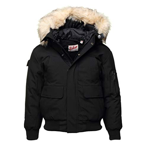 Schott NYC Jungen Jktwintonb Jacke, Schwarz, 10 von Schott NYC