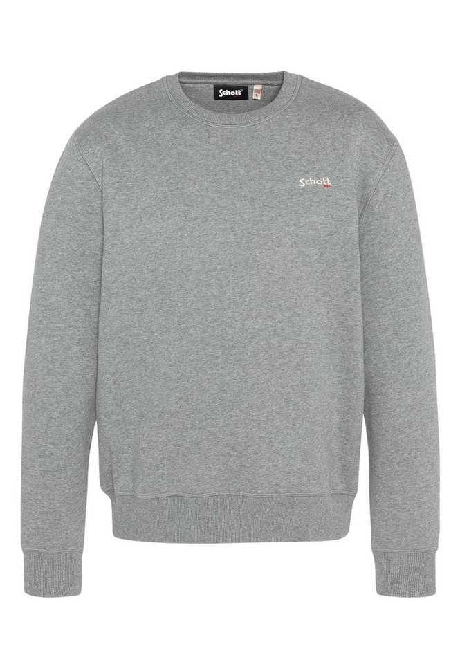 Schott NYC Sweatshirt Pullover SWCASUAL1 Sweatshirt (1-tlg) von Schott NYC