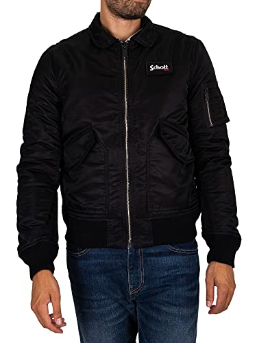 Schott NYC Unisex 210100RS CWU Original Eco Schott Jacke, Schwarz, 4X-Large von Schott NYC