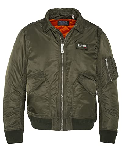 Schott NYC Unisex 210100RS Bombers, Army Khaki, Medium von Schott NYC