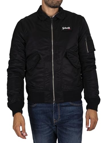 Schott NYC Unisex 210100RS Bombers, Schwarz, X-Small Schott NYC Unisex 210100RS Bombers, Schwarz, X-Small von Schott NYC