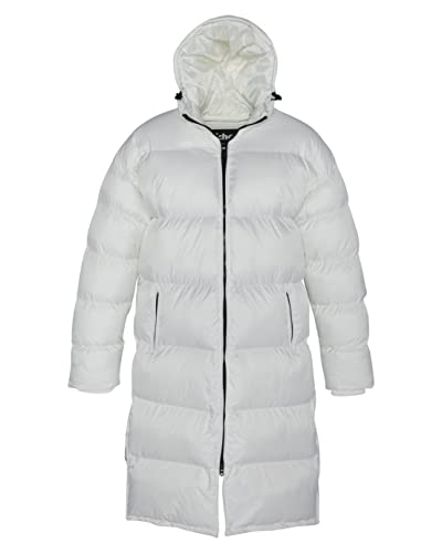 Schott NYC Unisex 2190max Daunenjacke, Weiß, L von Schott NYC