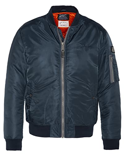 Schott NYC Unisex AIRFORCERS Bomber Schott, Marineblau, Medium von Schott NYC