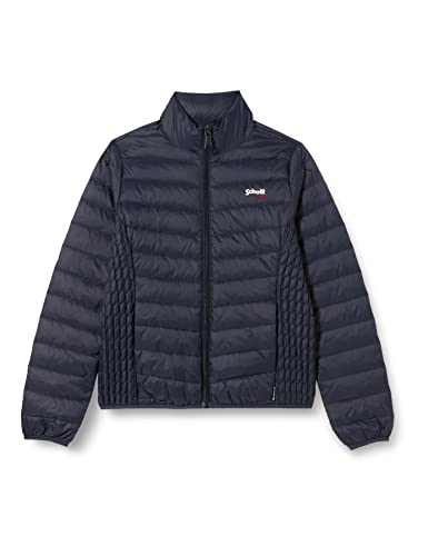 Schott NYC Unisex Bakerwrs Leichte Daunenjacke für Damen mit Federn, Marineblau, X-Small von Schott NYC