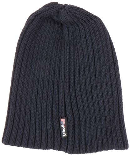 Schott NYC Unisex Hat21 Beanie-Mütze, Marineblau, One Size von Schott NYC