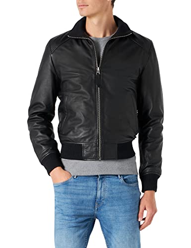 Schott NYC Unisex Lcfresno Klassische Jacke mit Bord Cote Schott, Schwarz, 3XL von Schott NYC