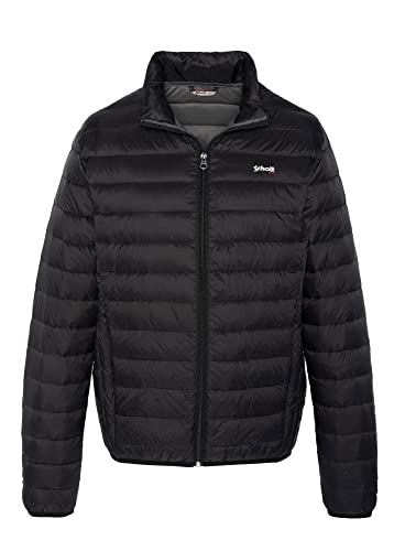 Schott NYC Unisex Oaklandrs Extra leichte Daunenjacke aus Schott, Schwarz, XX-Large von Schott NYC