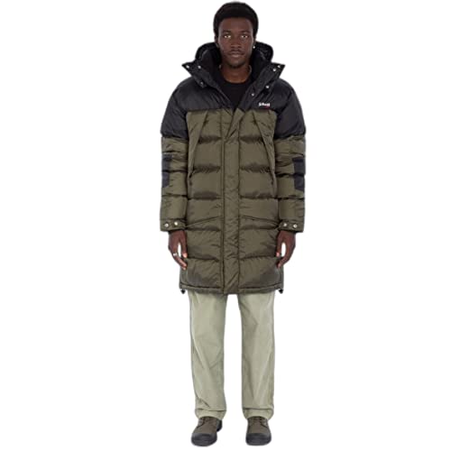 Schott NYC Unisex Ontario Kapuzenparka von Schott, Black/Khaki, Medium von Schott NYC