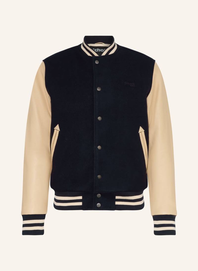 Schott Nyc College-Jacke Lc 8705x blau von Schott NYC