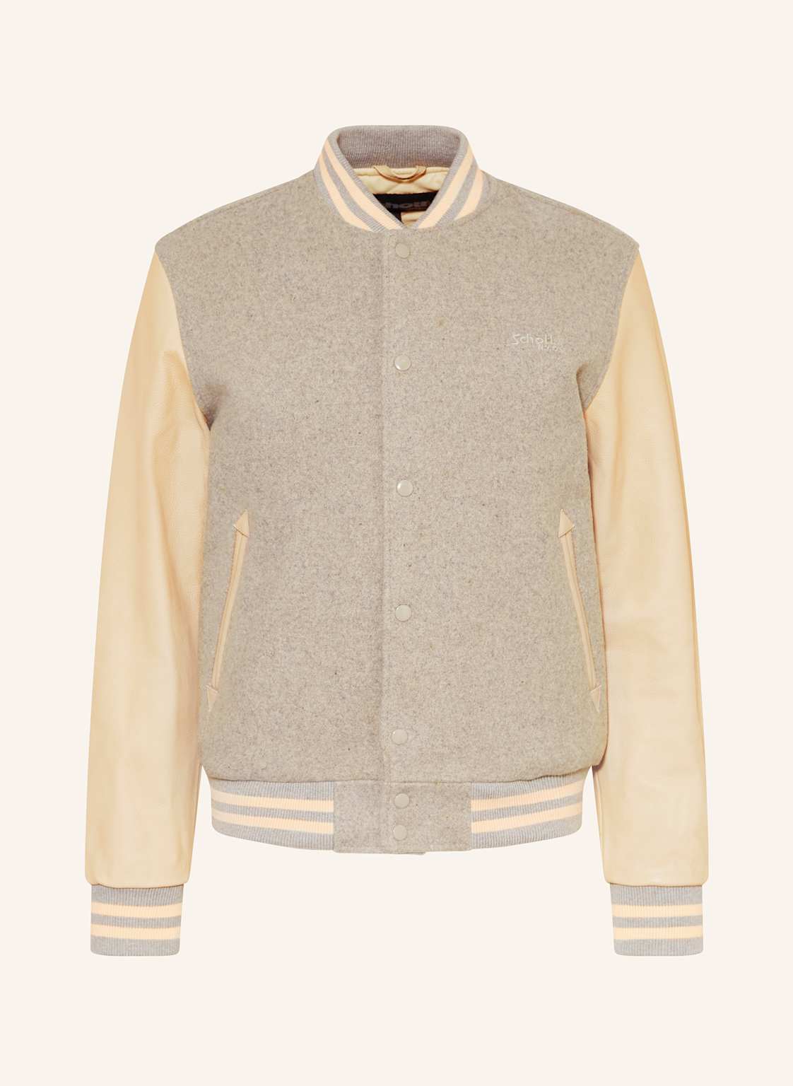 Schott Nyc College-Jacke grau Schott Nyc College-Jacke grau von Schott NYC