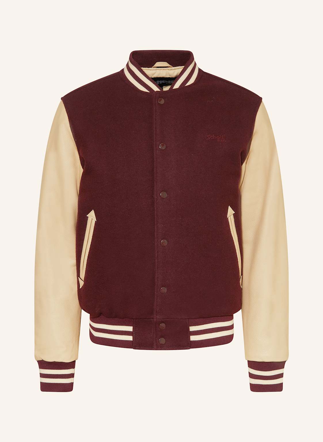 Schott Nyc College-Jacke rot Schott Nyc College-Jacke rot von Schott NYC