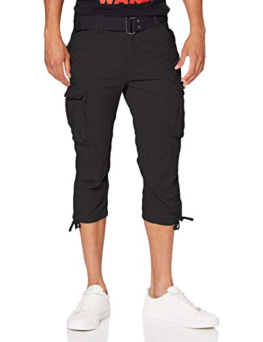 Schott Nyc Herren Trranger50 Badeshorts, Schwarz (Black Black), W30 (Herstellergröße: 30) von Schott NYC